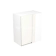 Kitchenkit Flatpack J Pull Super Gloss White 600 Wall Unit Blind Corner