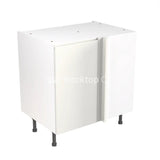 Kitchenkit Flatpack J Pull Super Gloss White 800 Base Unit Blind Corner