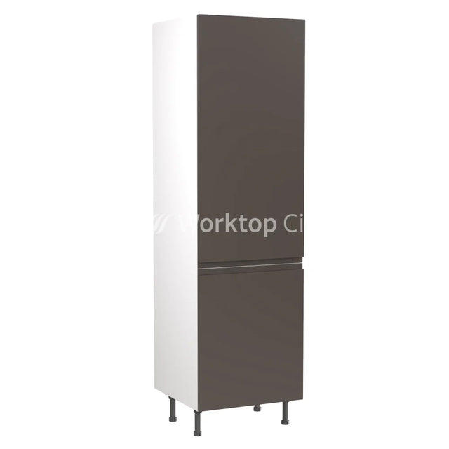 Kitchenkit Flatpack J Pull Ultra Matt Graphite 600 Tall Unit Larder