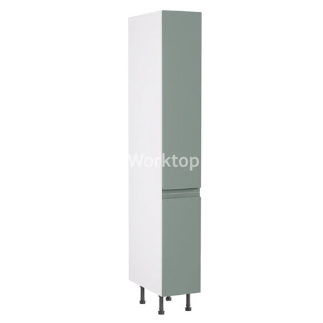 Kitchenkit Flatpack J Pull Ultra Matt Sage Green 300 Tall Unit Larder