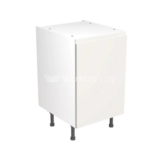 Kitchenkit Flatpack J Pull Ultra Matt White 500 Base Unit