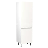 Kitchenkit Flatpack J Pull Ultra Matt White 600 Tall Unit Larder