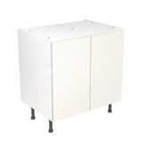 Kitchenkit Flatpack J Pull Ultra Matt White 800 Base Unit