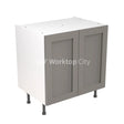 Kitchenkit Flatpack Shaker Ultra Matt Dust Grey 800 Base Unit