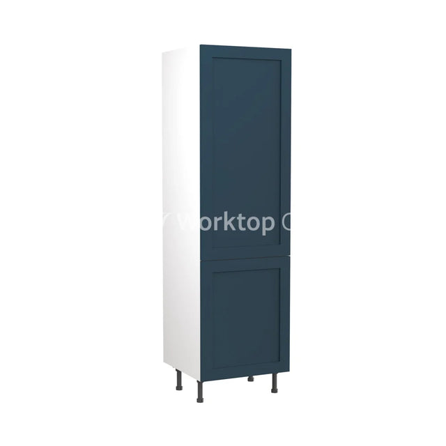 Kitchenkit Flatpack Shaker Ultra Matt Indigo Blue 600 Tall Unit Larder