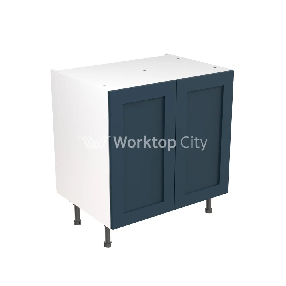 Kitchenkit Flatpack Shaker Ultra Matt Indigo Blue 800 Base Unit