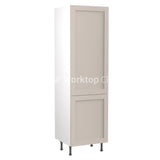 Kitchenkit Flatpack Shaker Ultra Matt Light Grey 500 Tall Unit Larder