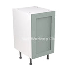 Kitchenkit Flatpack Shaker Ultra Matt Sage Green 450 Base Unit