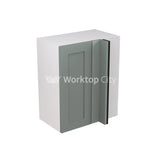 Kitchenkit Flatpack Shaker Ultra Matt Sage Green 600 Wall Unit Blind Corner