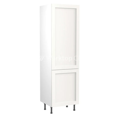 Kitchenkit Flatpack Shaker Ultra Matt White 500 Tall Unit Larder