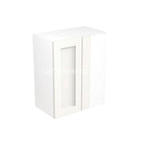 Kitchenkit Flatpack Shaker Ultra Matt White 600 Wall Unit Blind Corner