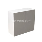 Kitchenkit Flatpack Slab Super Gloss Dust Grey 800 Wall Unit