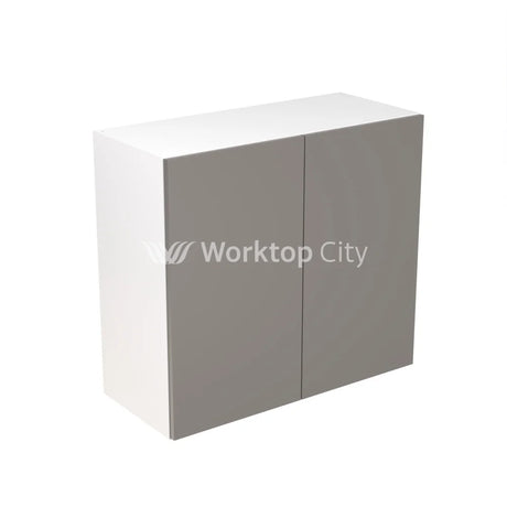 Kitchenkit Flatpack Slab Super Gloss Dust Grey 800 Wall Unit