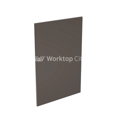 Kitchenkit Flatpack Slab Super Gloss Graphite 600 Panel Base End