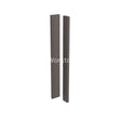 Kitchenkit Flatpack Slab Super Gloss Graphite 720 Corner Post