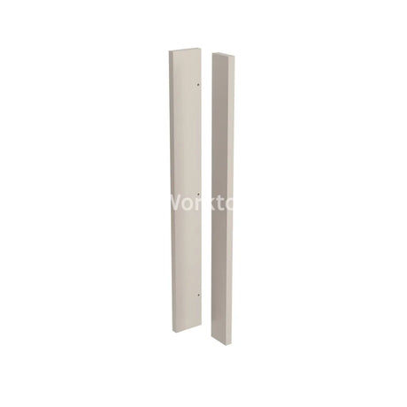 Kitchenkit Flatpack Slab Super Gloss Light Grey 720 Corner Post