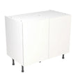 Kitchenkit Flatpack Slab Super Gloss White 1000 Base Unit