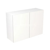 Kitchenkit Flatpack Slab Super Gloss White 1000 Wall Unit