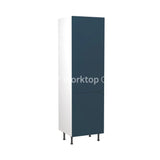 Kitchenkit Flatpack Slab Ultra Matt Indigo Blue 300 Tall Unit Larder