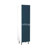 Kitchenkit Flatpack Slab Ultra Matt Indigo Blue 500 Tall Unit Larder