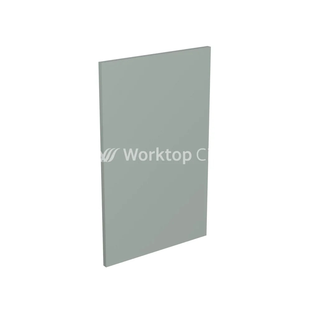 Kitchenkit Flatpack Slab Ultra Matt Sage Green 600 Panel Base End