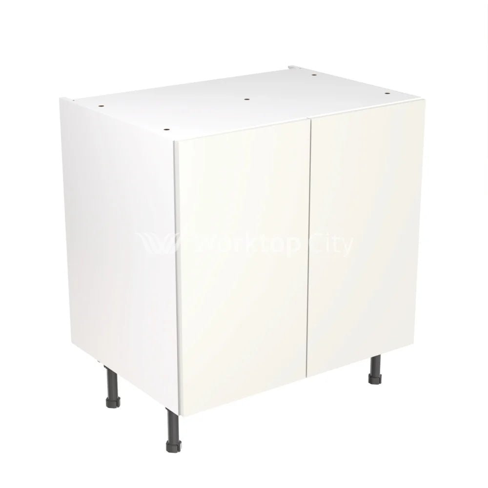 Kitchenkit Flatpack Slab Ultra Matt White 800 Base Unit