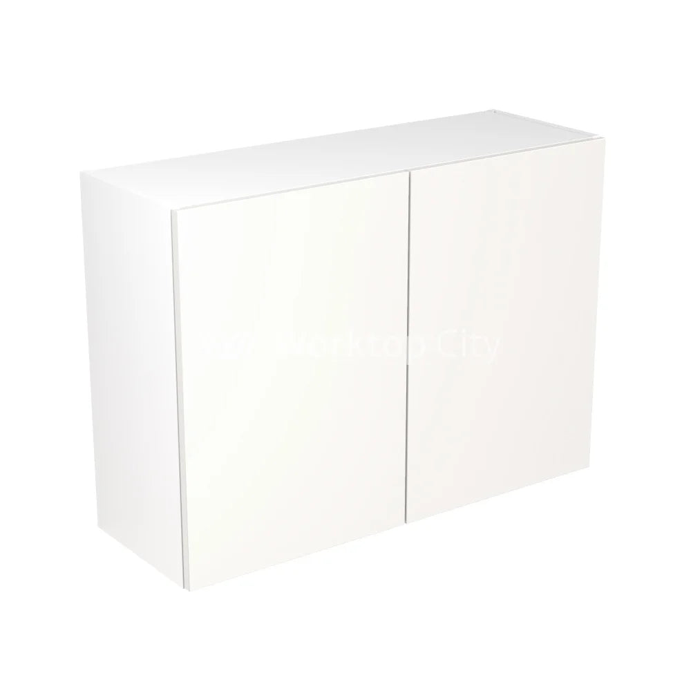 Kitchenkit Flatpack Value Slab Standard Matt White 1000 Wall Unit