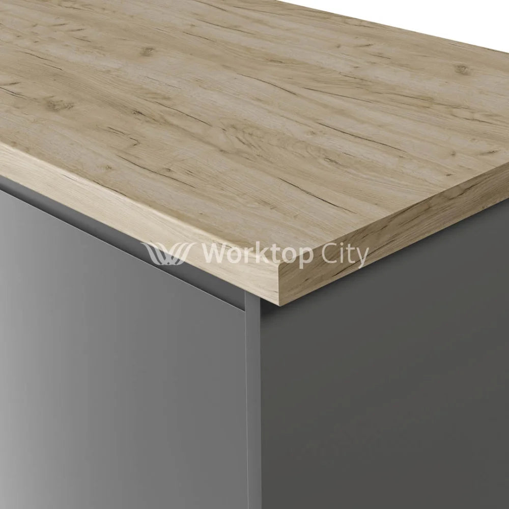 Krono-Finesse Laminate Kitchen Worktops K002 Fp Grey Craft Oak - Postformed Edge