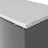 Krono-Finesse Laminate Kitchen Worktops K095 Su Light Terrazzo Marble - Postformed Edge