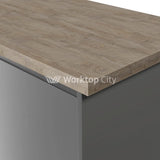 Krono-Finesse Laminate Kitchen Worktops K105 Fp Raw Endgrain Oak - Square Edge