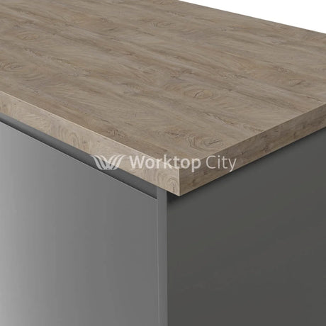 Krono-Finesse Laminate Kitchen Worktops K105 Fp Raw Endgrain Oak - Square Edge