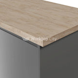 Krono-Finesse Laminate Kitchen Worktops K107 Fp Elegance Endgrain Oak - Square Edge