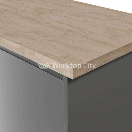 Krono-Finesse Laminate Kitchen Worktops K107 Fp Elegance Endgrain Oak - Square Edge