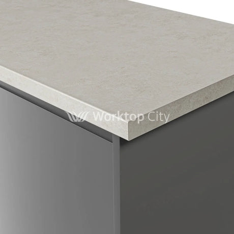 Krono-Finesse Laminate Kitchen Worktops K209 Rs Crema Limestone - Postformed Edge