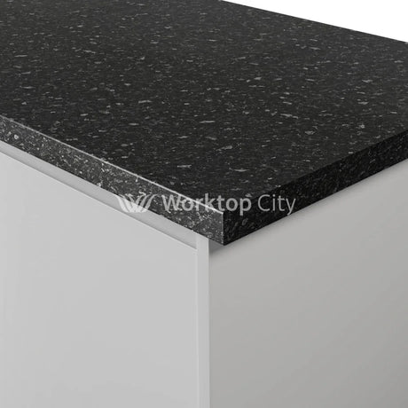 Krono-Finesse Laminate Kitchen Worktops K210 Pe Black Flint - Postformed Edge