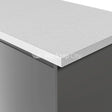 Krono-Finesse Laminate Kitchen Worktops K217 Gg White Andromeda - Postformed Edge