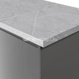 Krono-Finesse Laminate Kitchen Worktops K368 Ph Grey Atlantic Marble - Postformed Edge