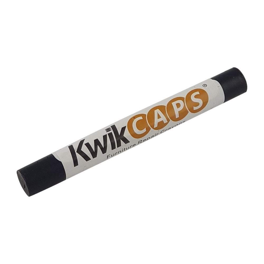 KwikCaps Furniture Soft Wax Touch Up Crayon Black Egger U999
