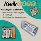 KwikCaps Furniture Soft Wax Touch Up Crayon Light Sorano Oak (Light Ferrara Oak) Egger H1334
