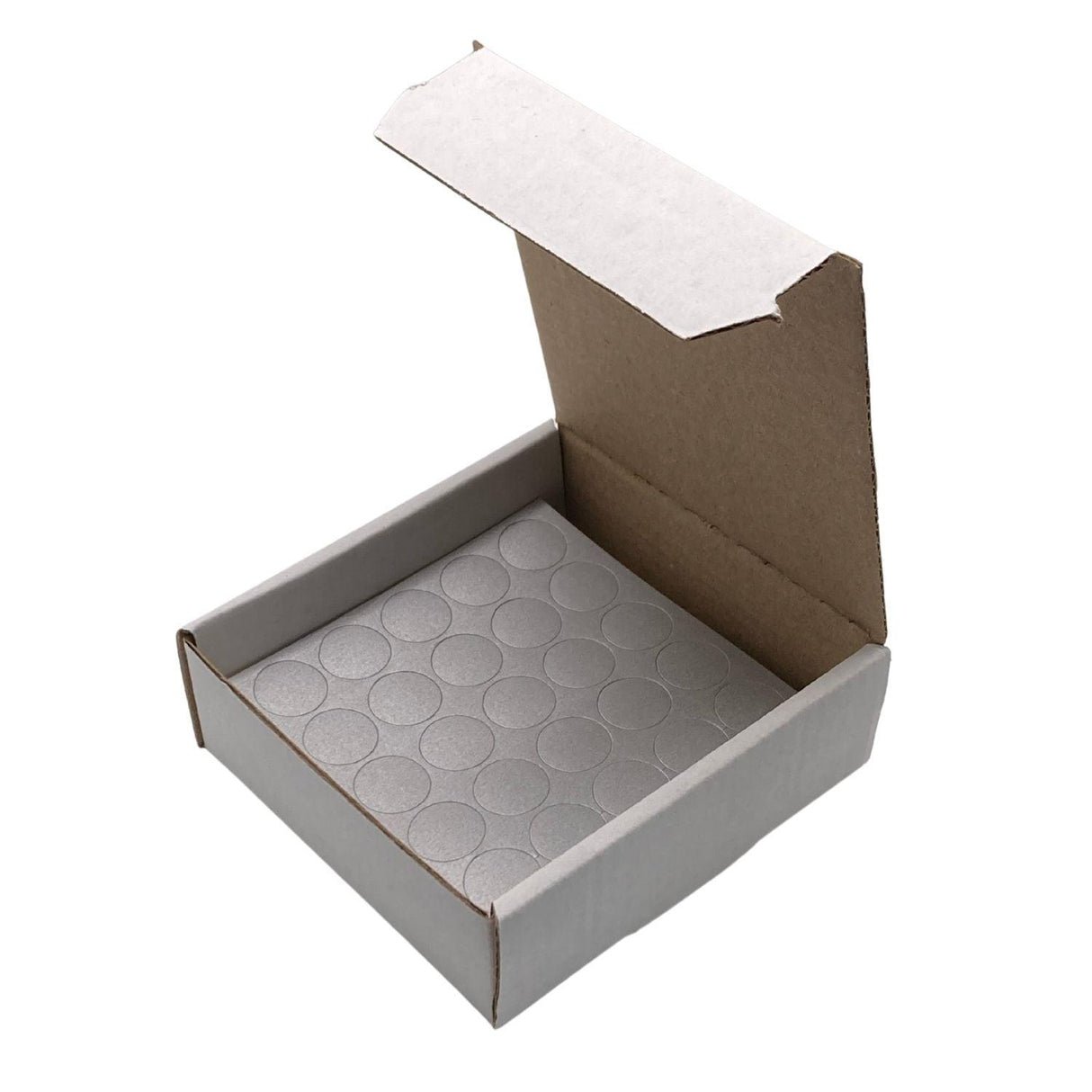 KwikCaps Self Adhesive Screw Cover Caps - Aluminium / Brushed Silvergrey (978)