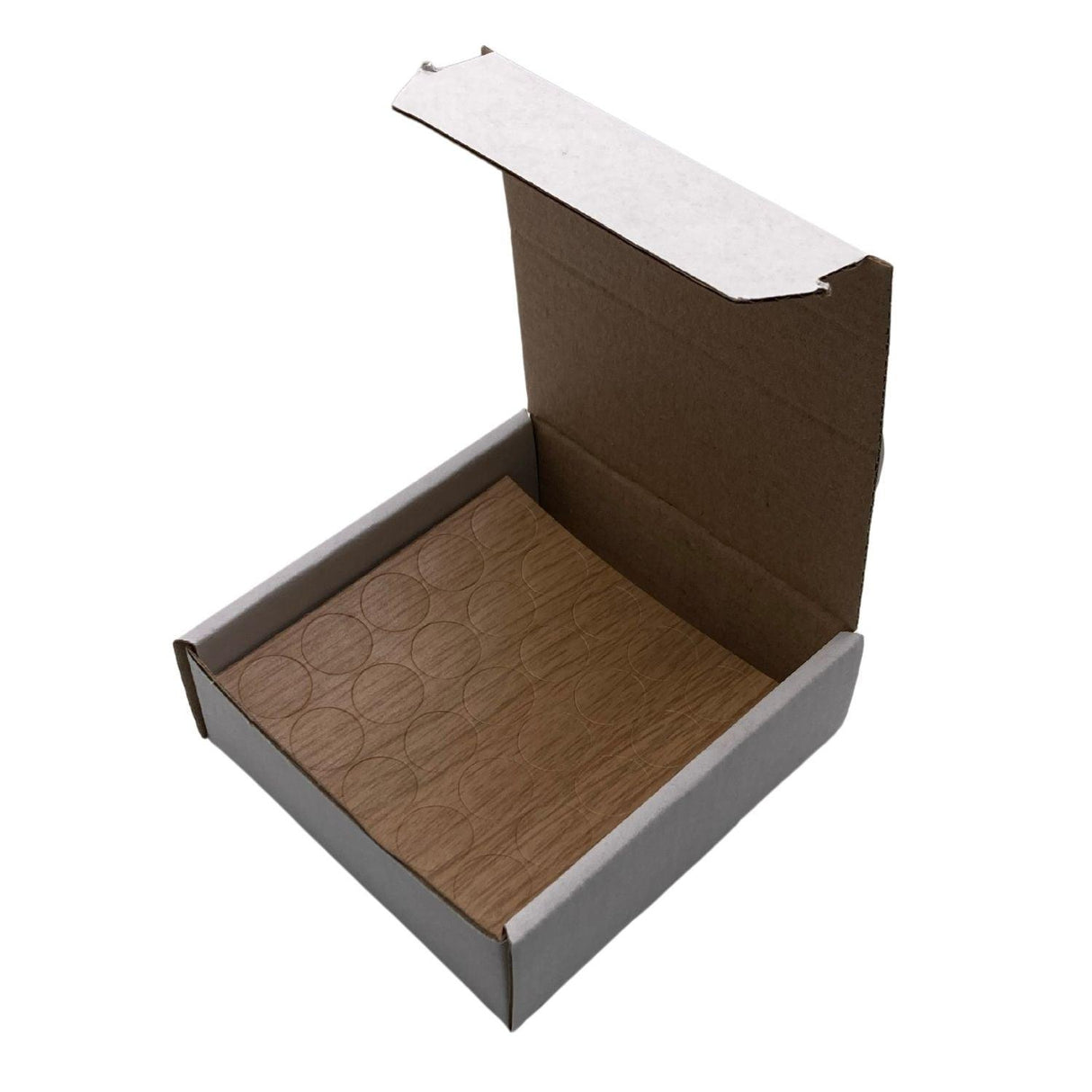 KwikCaps Self Adhesive Screw Cover Caps - Light Calais Oak (142)