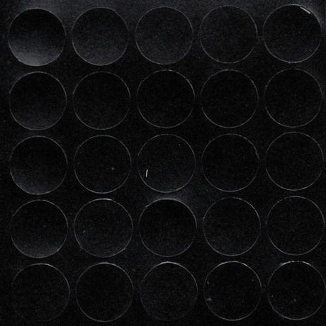 KwikCaps Self Adhesive Screw Cover Caps - Smooth Black / Finsa Negro (325)