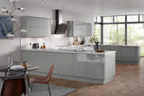 Larissa Handle Less Dust Grey Gloss J Pull- Replacement Kitchen Doors SAMPLE PRODUCTS
