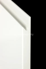 Larissa Handle Less White Gloss J Pull- Replacement Kitchen Doors SAMPLE PRODUCTS