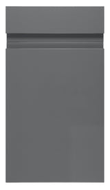 Larissa Handle Less Dust Grey Gloss J Pull- Replacement Kitchen Drawer Front (140mm High)