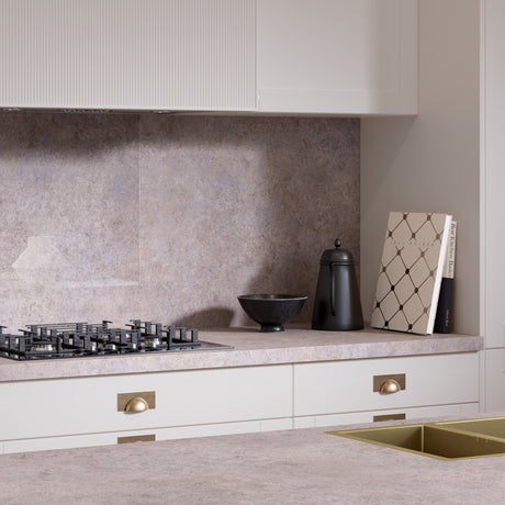 Bushboard Omega Modern Salento Stone Kitchen Worktops Stone Finish