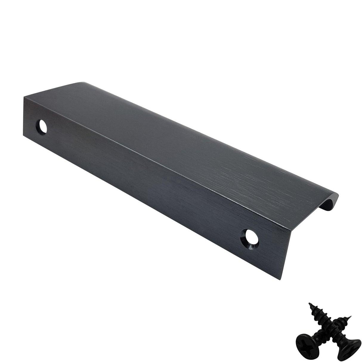 M4TEC Alva Anthracite Bar Pull Handle – Modern Aluminium Cabinet, Drawer & Cupboard Door Pull (VD3)