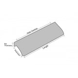 Brushed Inox Aluminium Cabinet Handle – Modern Cupboard, Drawer & Door Pull (Pack of 10)