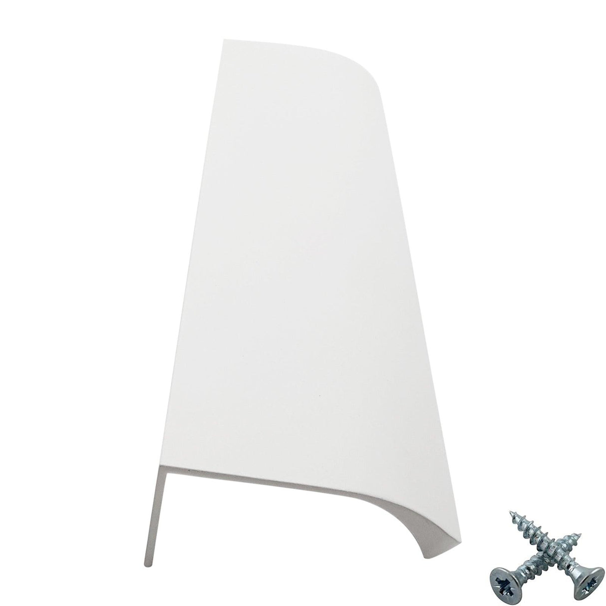 M4TEC Alva White Bar Pull Handle – Modern Aluminium Cabinet, Drawer & Cupboard Door Pull (VD3)