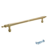 M4TEC Brushed Brass Decorative Bar Handle – VH6 Series (Traditional Cabinet & Drawer Handle)